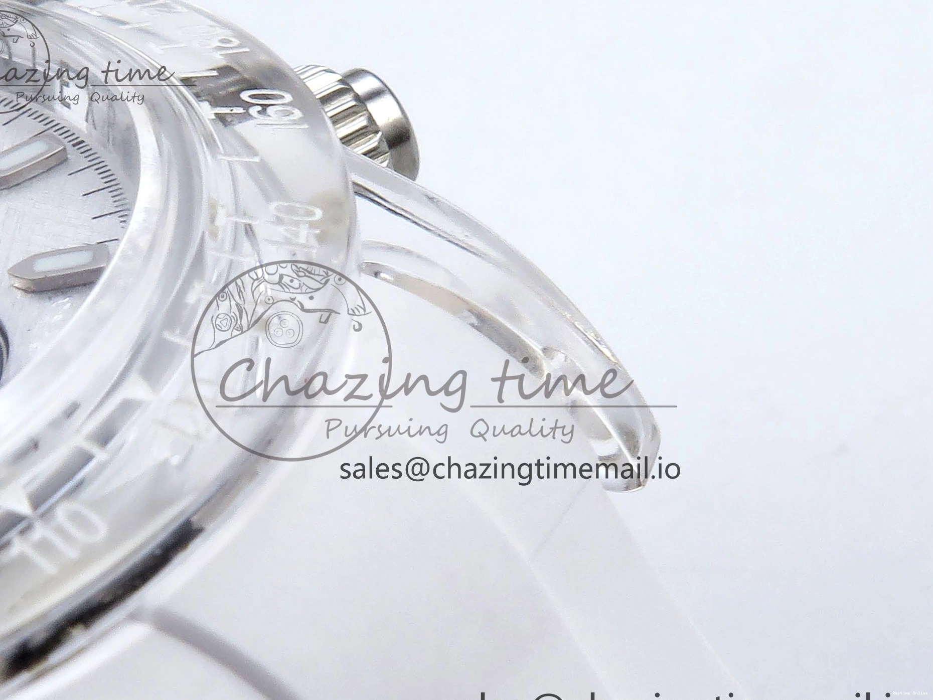 0407 Daytona AET Remould N6F 1:1 Best Edition Meteorite Dial on White Rubber Strap SA TopPick 920